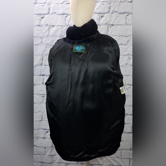 Marie Planete FrVintage 90s Women's Faux Fur Winter Coat Jacket Purple XL - Picture 10 of 14